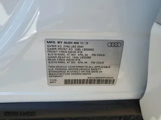 2024 Audi Q4 e-tron Premium Plus with VIN WA1LUBFZXRP035033, listed as a Copart auction lot 63531164 with 1,166 mi miles and Salvage Title. Bid and sale history available at carsss.com. Image 15.