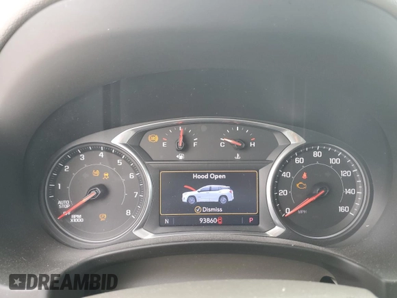 2019 GMC Terrain Denali with VIN 3GKALSEX7KL396483, listed as a Copart auction lot 50463135 with 93,860 mi miles and Salvage Title. Bid and sale history available at DreamBid. Image 9.