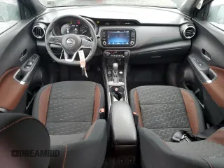 2024 Nissan Kicks SR with VIN 3N1CP5DV8RL513351, listed as a Copart auction lot 52313665 with 24,298 mi miles and Salvage Title. Bid and sale history available at DreamBid. Image 8.