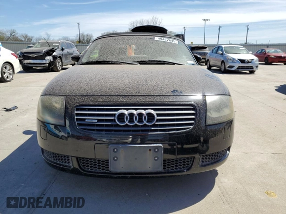 2001 Audi TT with VIN TRUUT28N611007055, listed as a Copart auction lot 49467645 with 56,689 mi miles and Non Repairable. Bid and sale history available at carsss.com. Image 5.
