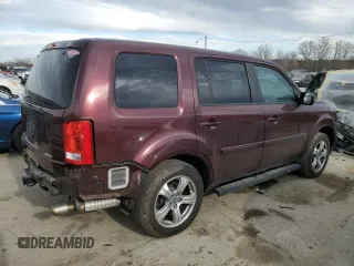 2012 Honda Pilot EX-L with VIN 5FNYF4H60CB041042, listed as a Copart auction lot 46804105 with 174,115 mi miles and Salvage Title. Bid and sale history available at DreamBid. Image 3.