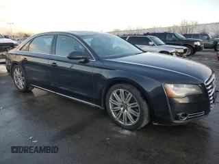 2012 Audi A8 L with VIN WAURVAFDXCN017238, listed as a Copart auction lot 52631965 with 138,162 mi miles and Salvage Title. Bid and sale history available at carsss.com. Image 4.