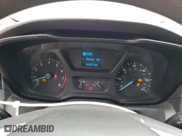 2015 Ford Transit XL with VIN 1FBZX2ZM8FKA33527, listed as a Copart auction lot 61354525 with 169,613 mi miles and Salvage title. Bid and sale history available at DreamBid. Image 9.