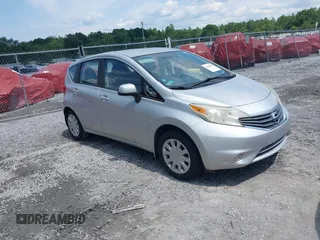2014 Nissan Note S Plus z VIN 3N1CE2CPXEL354267, wystawiony jako IAAI lot #42582615 z przebiegiem 105 182 mil mil oraz . Historia ofert i sprzedaży dostępna na DreamBid. Obrazek 1.