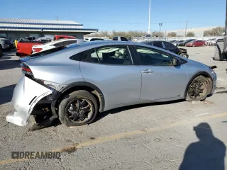 2024 Toyota Prius LE with VIN JTDADABU9R3015428, listed as a Copart auction lot 43256135 with 24,202 mi miles and Salvage title. Bid and sale history available at DreamBid. Image 3.