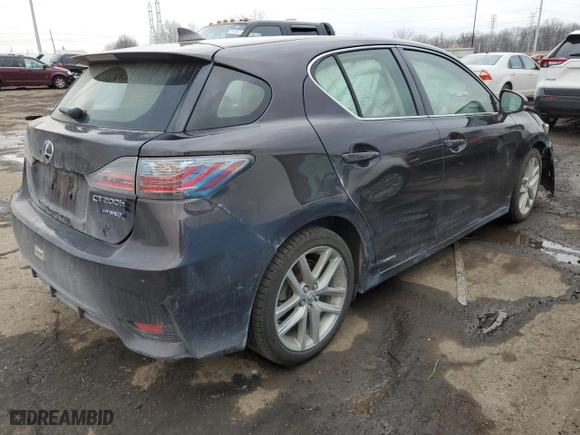 2015 Lexus CT 200h Hybrid with VIN JTHKD5BH8F2217434, listed as a Copart auction lot 67795822 with 178,987 mi miles. Bid and sale history available at carsss.com. Image 3.