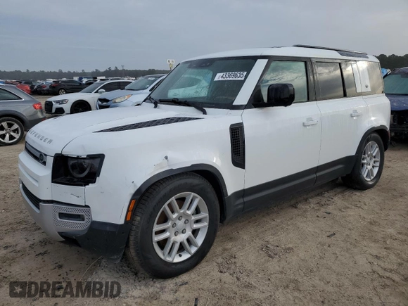 2024 Land Rover Defender S with VIN SALEJ7EX0R2341653, listed as a Copart auction lot 43369635 with Not provided miles and Salvage title. Bid and sale history available at DreamBid. Image 1.