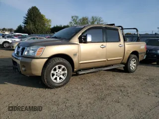 2004 Nissan Titan LE with VIN 1N6AA07B94N511401, listed as a Copart auction lot 53510535 with 155,210 mi miles and Clean Title. Bid and sale history available at carsss.com. Image 1.