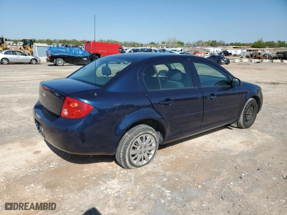 2010 Chevrolet Cobalt LT w/1LT with VIN 1G1AD5F53A7233395, listed as a Copart auction lot 52041375 with 93,402 mi miles and Salvage Title. Bid and sale history available at carsss.com. Image 3.