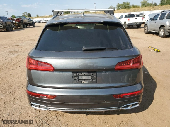 2020 Audi SQ5 Premium with VIN WA1A4AFY9L2001730, listed as a Copart auction lot 74846564 with 37,603 mi miles and Salvage Title. Bid and sale history available at carsss.com. Image 6.
