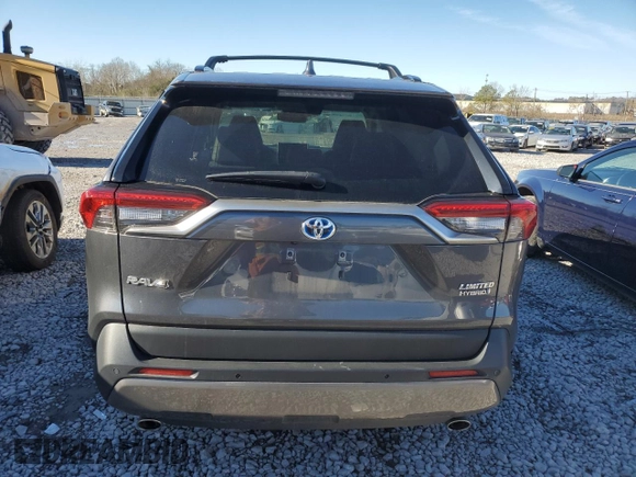 2020 Toyota RAV4 Hybrid Limited with VIN JTMDWRFV5LD543509, listed as a Copart auction lot 80816333 with 40,172 mi miles and Salvage Title. Bid and sale history available at carsss.com. Image 6.
