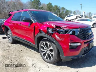 2023 Ford Explorer ST-Line with VIN 1FMSK7KH2PGB28056, listed as a IAAI auction lot 41645742 with 7,620 mi miles. Bid and sale history available at carsss.com. Image 17.