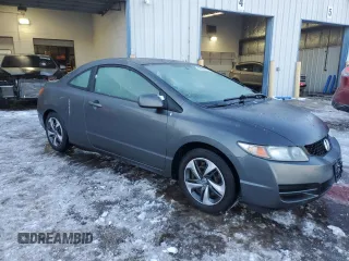 2011 Honda Civic Cpe LX with VIN 2HGFG1B69BH503202, listed as a Copart auction lot 45139915 with 124,951 mi miles and Salvage Title. Bid and sale history available at carsss.com. Image 4.