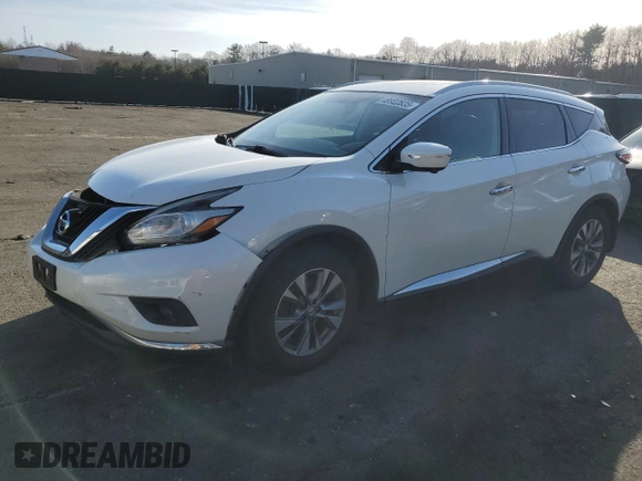 2015 Nissan Murano Platinum with VIN 5N1AZ2MH7FN205408, listed as a Copart auction lot 48922835 with 154,667 mi miles and Salvage Title. Bid and sale history available at DreamBid. Image 1.