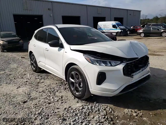 2024 Ford Escape ST-Line with VIN 1FMCU0MNXRUB55566, listed as a Copart auction lot 45210995 with 5,506 mi miles and Salvage Title. Bid and sale history available at carsss.com. Image 12.