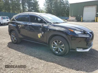2017 Lexus NX 200t with VIN JTJBARBZ8H2096219, listed as a Copart auction lot 56191225 with 87,896 mi miles and Salvage title. Bid and sale history available at DreamBid. Image 4.