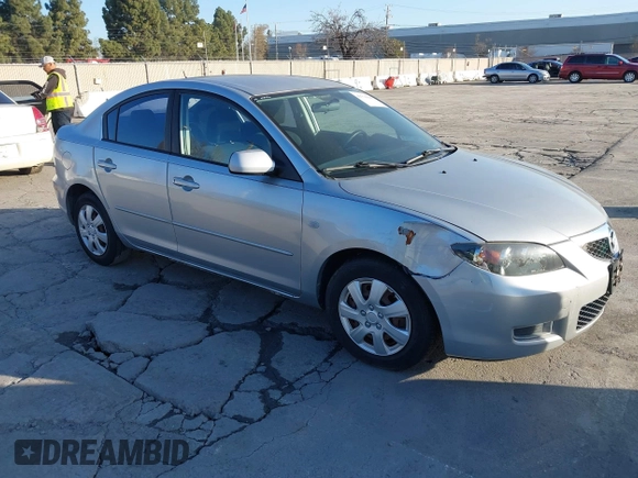 2007 Mazda 3 i Sport with VIN JM1BK12F371721573, listed as a IAAI auction lot 41776548 with 152,317 mi miles and . Bid and sale history available at carsss.com. Image 1.