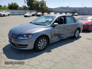 2015 Volkswagen Passat Limited Edition with VIN 1VWAT7A35FC015658, listed as a Copart auction lot 59587545 with Not provided miles and Salvage title. Bid and sale history available at DreamBid. Image 1.