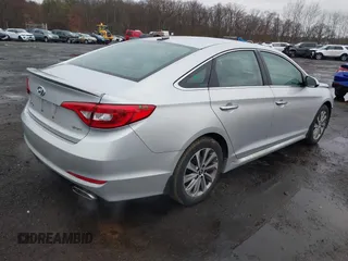2017 Hyundai Sonata Sport with VIN 5NPE34AF4HH485507, listed as a IAAI auction lot 41853885 with 53,875 mi miles. Bid and sale history available at carsss.com. Image 4.