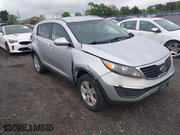 2012 Kia Sportage LX with VIN KNDPBCA25C7280598, listed as a IAAI auction lot 42223042 with 147,507 mi miles and . Bid and sale history available at DreamBid. Image 1.