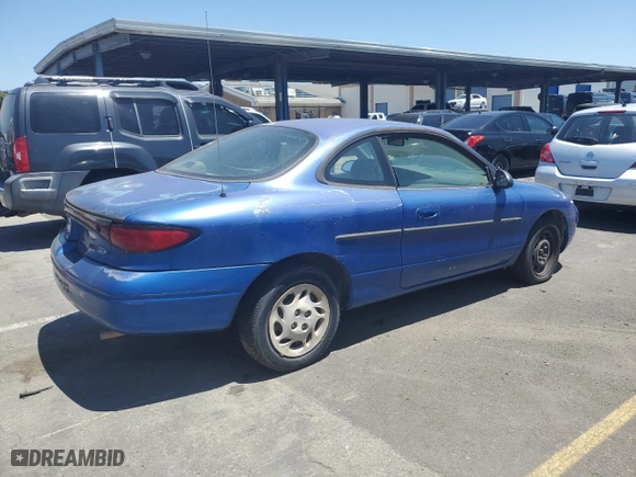 1998 Ford Escort ZX2 "Cool" with VIN 3FAKP1135WR250240, listed as a Copart auction lot 56533744 with 194,785 mi miles and Salvage Title. Bid and sale history available at carsss.com. Image 3.