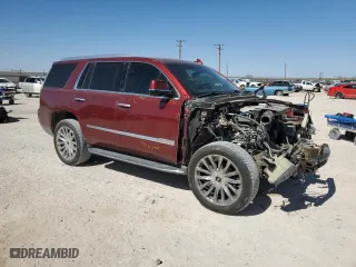 2017 Cadillac Escalade Luxury with VIN 1GYS4BKJ5HR182696, listed as a Copart auction lot 47000395 with 96,540 mi miles and Salvage Title. Bid and sale history available at carsss.com. Image 4.