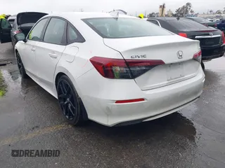 2025 Honda Civic Sport with VIN 2HGFE2F50SH516112, listed as a IAAI auction lot 41578183 with 8,138 mi miles and . Bid and sale history available at DreamBid. Image 3.