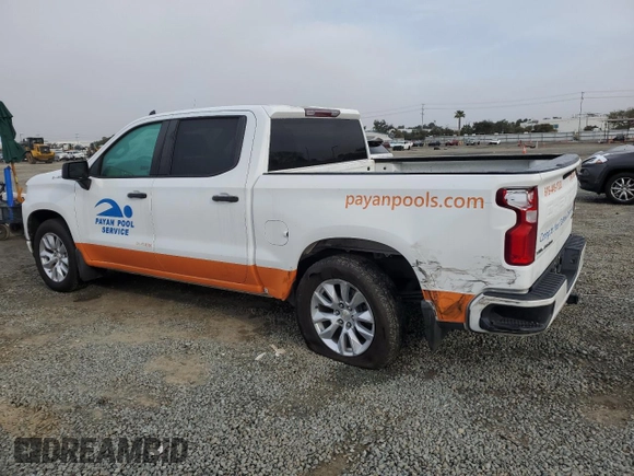 2022 Chevrolet Silverado 1500 Custom with VIN 3GCPWBEK9NG173246, listed as a Copart auction lot 49134355 with 66,452 mi miles and Salvage Title. Bid and sale history available at DreamBid. Image 2.
