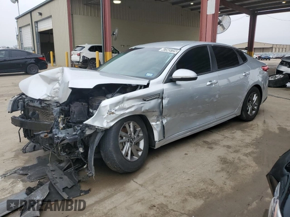 2019 Kia Optima LX with VIN 5XXGT4L35KG325506, listed as a Copart auction lot 47345725 with 125,172 mi miles and Clean Title. Bid and sale history available at DreamBid. Image 1.