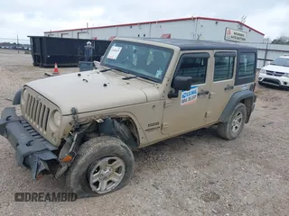 2016 Jeep Wrangler Unlimited Sport RHD with VIN 1C4BJWKG2GL272707, listed as a IAAI auction lot 41446439 with 133,968 mi miles and . Bid and sale history available at DreamBid. Image 23.