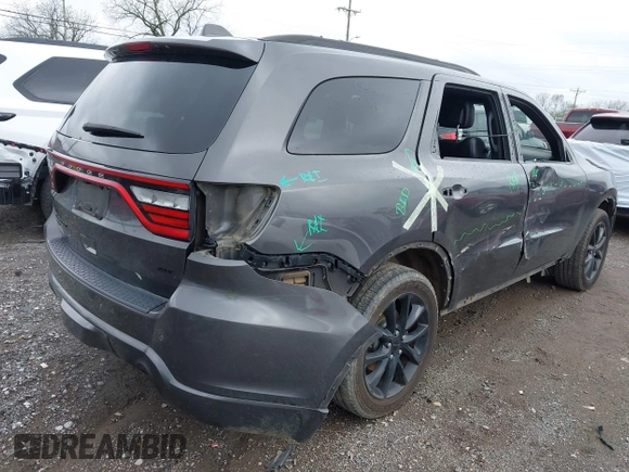 2017 Dodge Durango GT with VIN 1C4RDJDG9HC820788, listed as a IAAI auction lot 41941463 with 130,411 mi miles and . Bid and sale history available at carsss.com. Image 4.