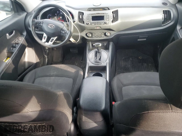 2012 Kia Sportage LX with VIN KNDPBCA23C7291809, listed as a Copart auction lot 46865525 with 145,634 mi miles and Salvage Title. Bid and sale history available at DreamBid. Image 8.