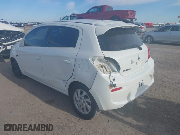 2017 Mitsubishi Mirage SE with VIN ML32A4HJ0HH014703, listed as a IAAI auction lot 41691451 with 74,480 mi miles and . Bid and sale history available at DreamBid. Image 3.