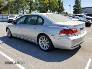 2007 BMW 7 Series 750Li with VIN WBAHN83507DT74313, listed as a Copart auction lot 67606404 with 169,922 mi miles and Clean Title. Bid and sale history available at carsss.com. Image 2.