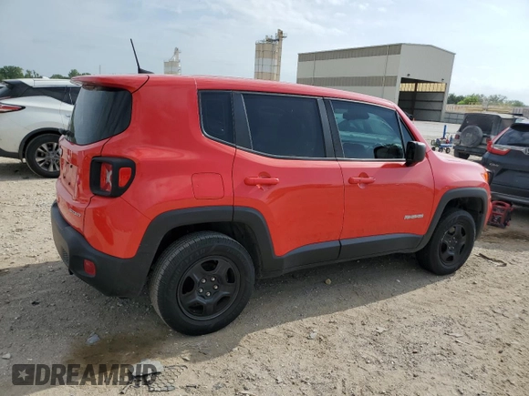 2019 Jeep Renegade Sport with VIN ZACNJBAB6KPJ88838, listed as a Copart auction lot 62315985 with 53,697 mi miles and Salvage title. Bid and sale history available at DreamBid. Image 3.