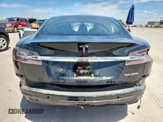 2021 Tesla Model S 75D with VIN 5YJSA1E42MF426965, listed as a Copart auction lot 63052185 with 50,405 mi miles and Salvage title. Bid and sale history available at DreamBid. Image 6.