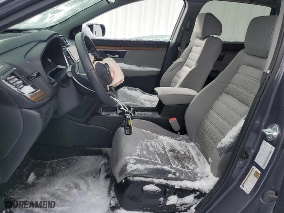 2022 Honda CR-V EX with VIN 2HKRW2H5XNH624092, listed as a Copart auction lot 44908745 with 42,799 mi miles and Salvage Title. Bid and sale history available at carsss.com. Image 7.