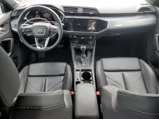 2022 Audi Q3 S line Premium Plus with VIN WA1EECF31N1058219, listed as a Copart auction lot 77456494 with 38,874 mi miles and Salvage Title. Bid and sale history available at carsss.com. Image 8.