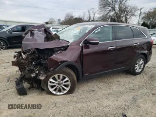 2019 Kia Sorento LX z VIN 5XYPGDA34KG561177, wystawiony jako Copart lot #50555165 z przebiegiem 90 902 mil mil oraz Szkoda całkowita • Salvage title. Historia ofert i sprzedaży dostępna na DreamBid. Obrazek 1.