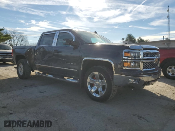 2015 Chevrolet Silverado 1500 LTZ with VIN 1GCUKSEC6FF197739, listed as a Copart auction lot 80463804 with 212,769 mi miles and Salvage Title. Bid and sale history available at carsss.com. Image 4.