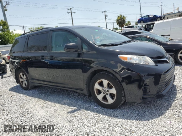2020 Toyota Sienna LE Auto Access Seat with VIN 5TDKZ3DC0LS039564, listed as a Copart auction lot 59865345 with 79,436 mi miles and Salvage title. Bid and sale history available at DreamBid. Image 4.