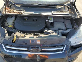 2015 Ford Escape Titanium with VIN 1FMCU0J95FUB59026, listed as a Copart auction lot 65047545 with 84,259 mi miles and Salvage title. Bid and sale history available at DreamBid. Image 12.