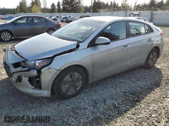2022 Hyundai Ioniq Blue with VIN KMHC65LC5NU268231, listed as a Copart auction lot 51711085 with 186,180 mi miles and Salvage title. Bid and sale history available at DreamBid. Image 1.