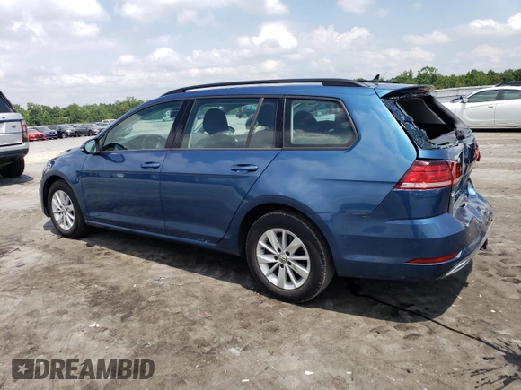 2019 Volkswagen Golf SportWagen S with VIN 3VWY57AU0KM510988, listed as a Copart auction lot 62710814 with 94,915 mi miles and Salvage Title. Bid and sale history available at carsss.com. Image 2.