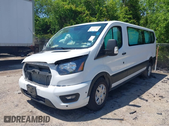 2024 Ford Transit Passenger XL with VIN 1FBAX2Y80RKA83702, listed as a IAAI auction lot 41955150 with 21,964 mi miles. Bid and sale history available at carsss.com. Image 17.