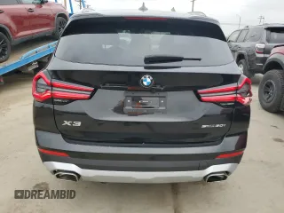 2024 BMW X3 sDrive30i with VIN WBX47DP01RN277348, listed as a Copart auction lot 55596065 with 8,151 mi miles and Salvage Title. Bid and sale history available at DreamBid. Image 6.
