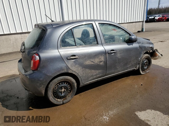 2017 Nissan Micra S with VIN 3N1CK3CP9HL267026, listed as a Copart auction lot 52287265 with Not Provided miles and Salvage Title. Bid and sale history available at DreamBid. Image 3.