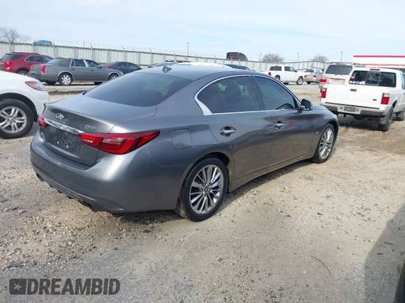 2018 Infiniti Q50 3.0t SPORT with VIN JN1EV7AR1JM440366, listed as a IAAI auction lot 41468676 with 89,065 mi miles. Bid and sale history available at carsss.com. Image 4.