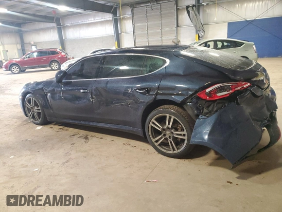 2014 Porsche Panamera 4S Executive with VIN WP0BB2A7XEL062022, listed as a Copart auction lot 52533055 with 66,192 mi miles and Salvage Title. Bid and sale history available at DreamBid. Image 2.