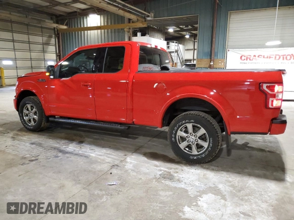 2018 Ford F-150 XL with VIN 1FTEX1EP6JKD14643, listed as a Copart auction lot 51656545 with 91,149 mi miles and Salvage Title. Bid and sale history available at carsss.com. Image 2.
